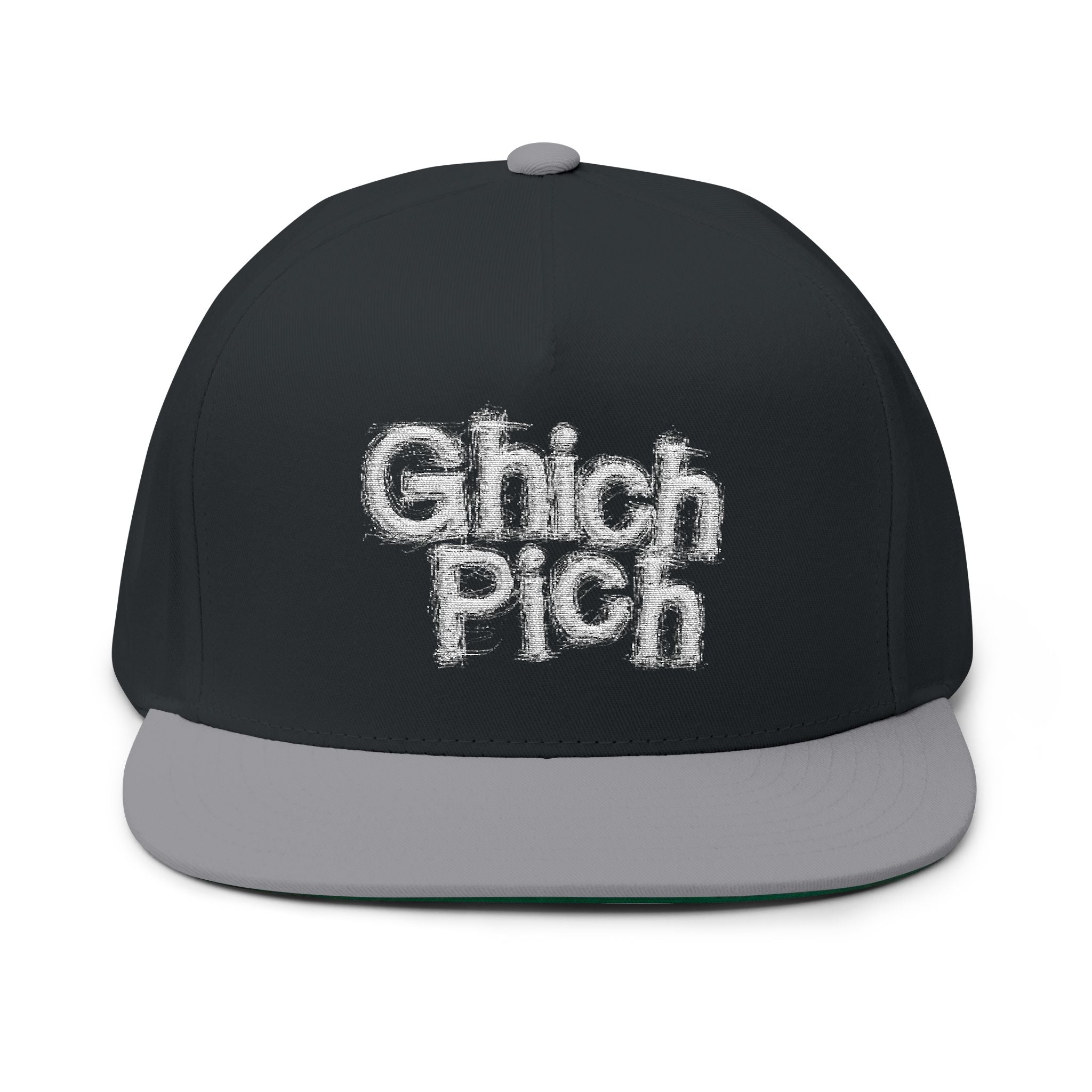 Ghich Pich Embroidered Flat Bill Cap