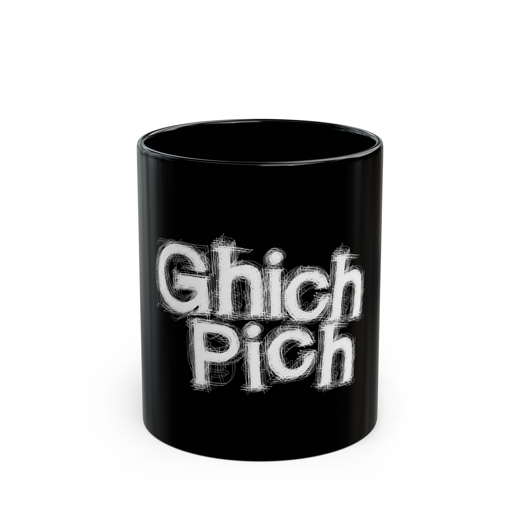 Ghich Pich Chic Black Mug