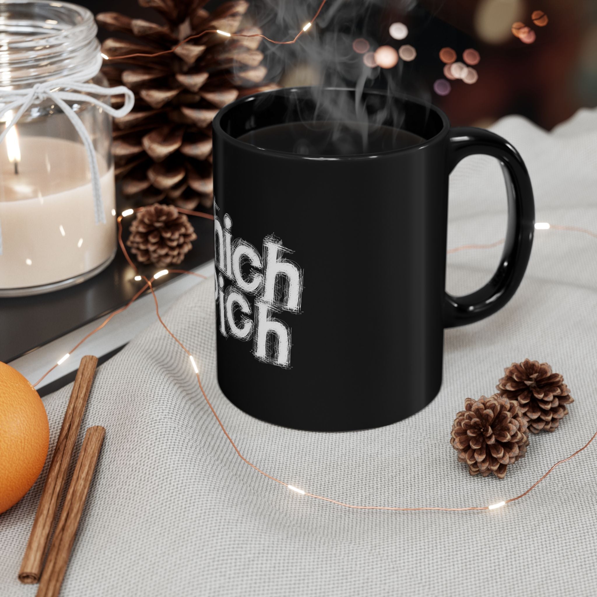 Ghich Pich Chic Black Mug