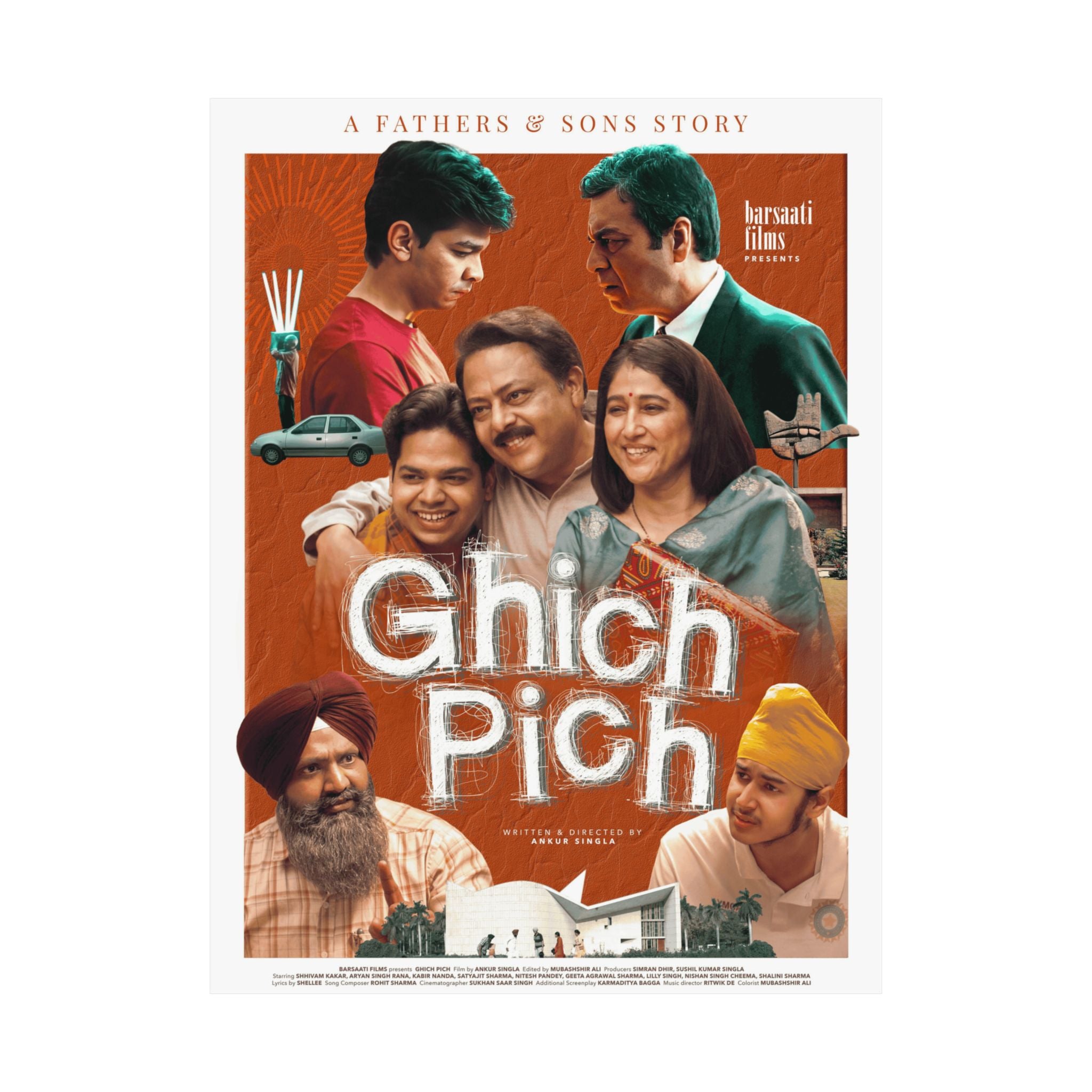 Ghich Pich Matte Vertical Poster