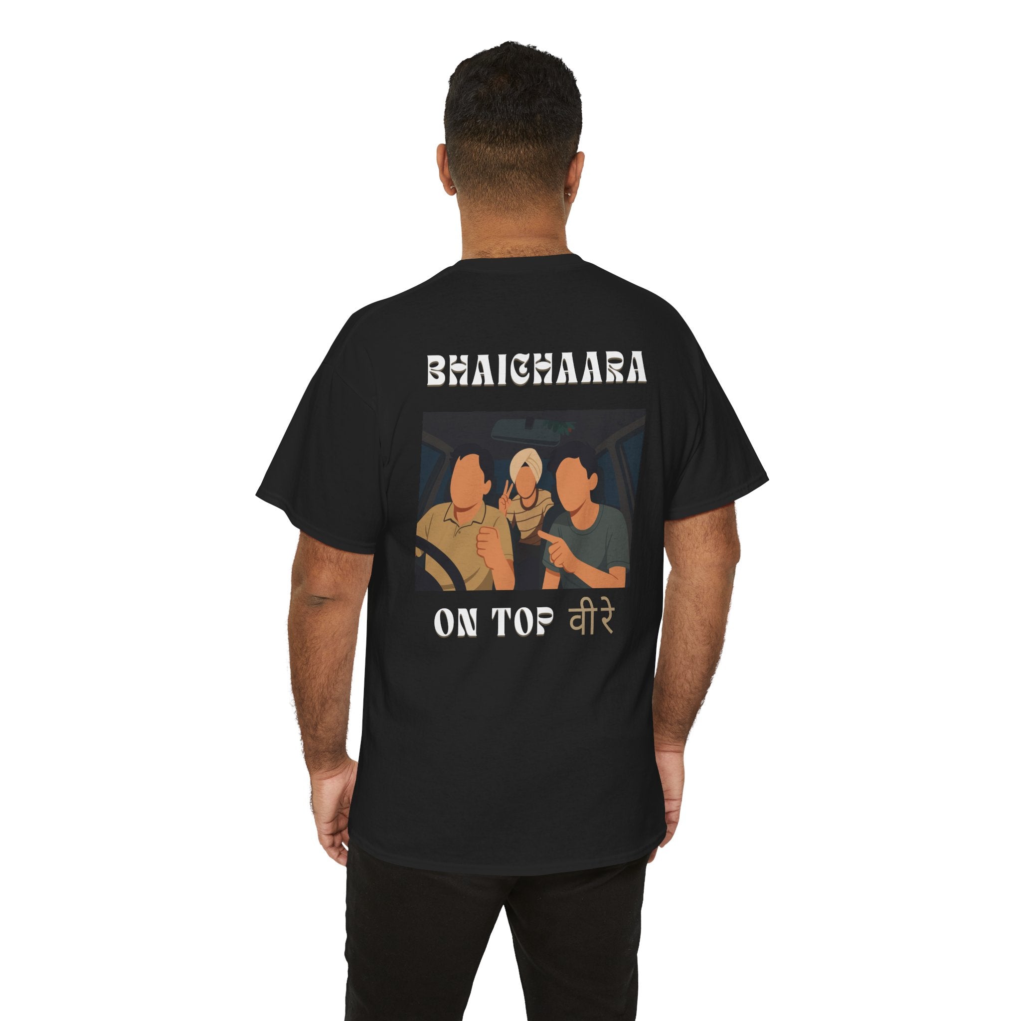 Ghich Pich Bhai Chaara On Top Graphic Tee - Unisex Cotton Shirt