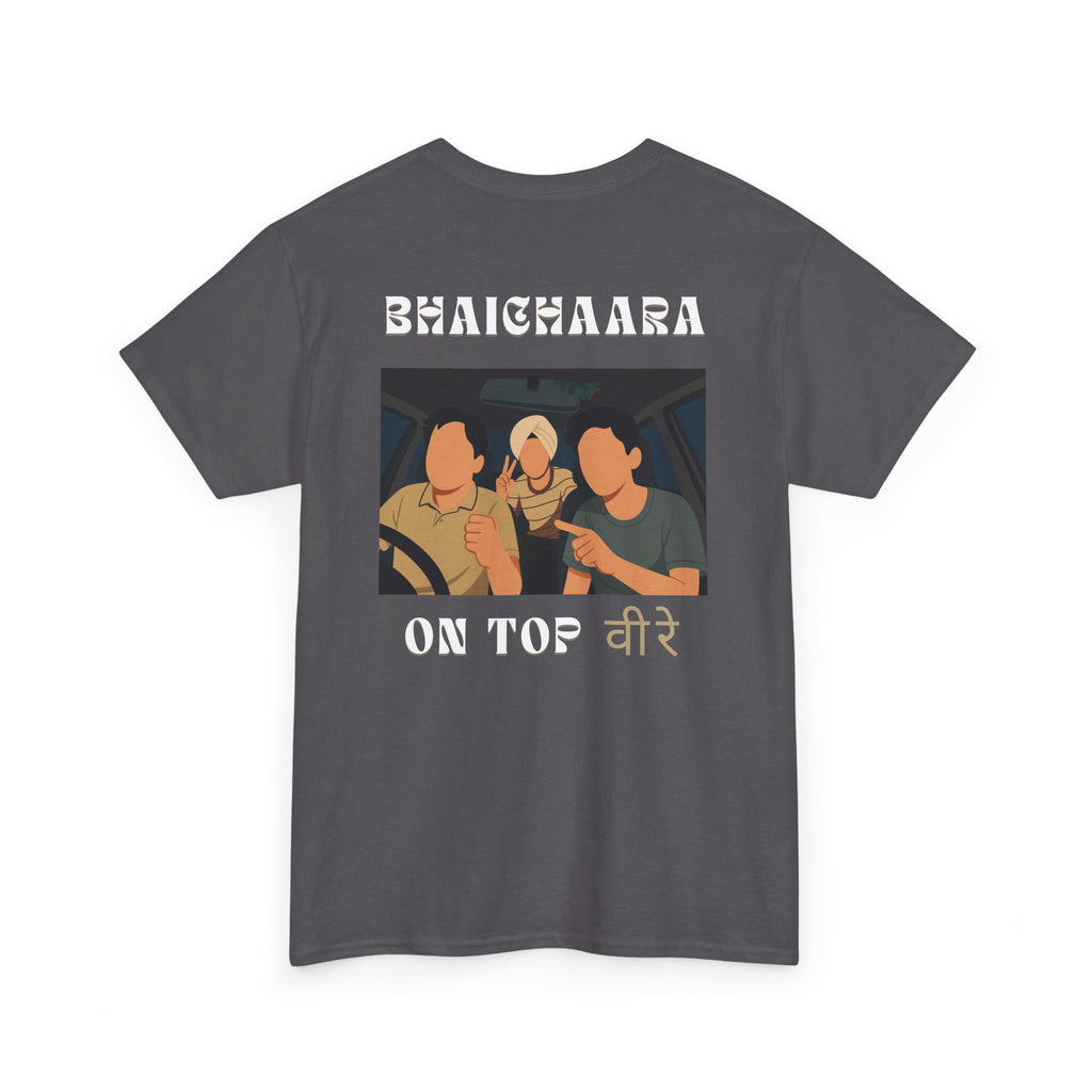 Ghich Pich Bhai Chaara On Top Graphic Tee - Unisex Cotton Shirt
