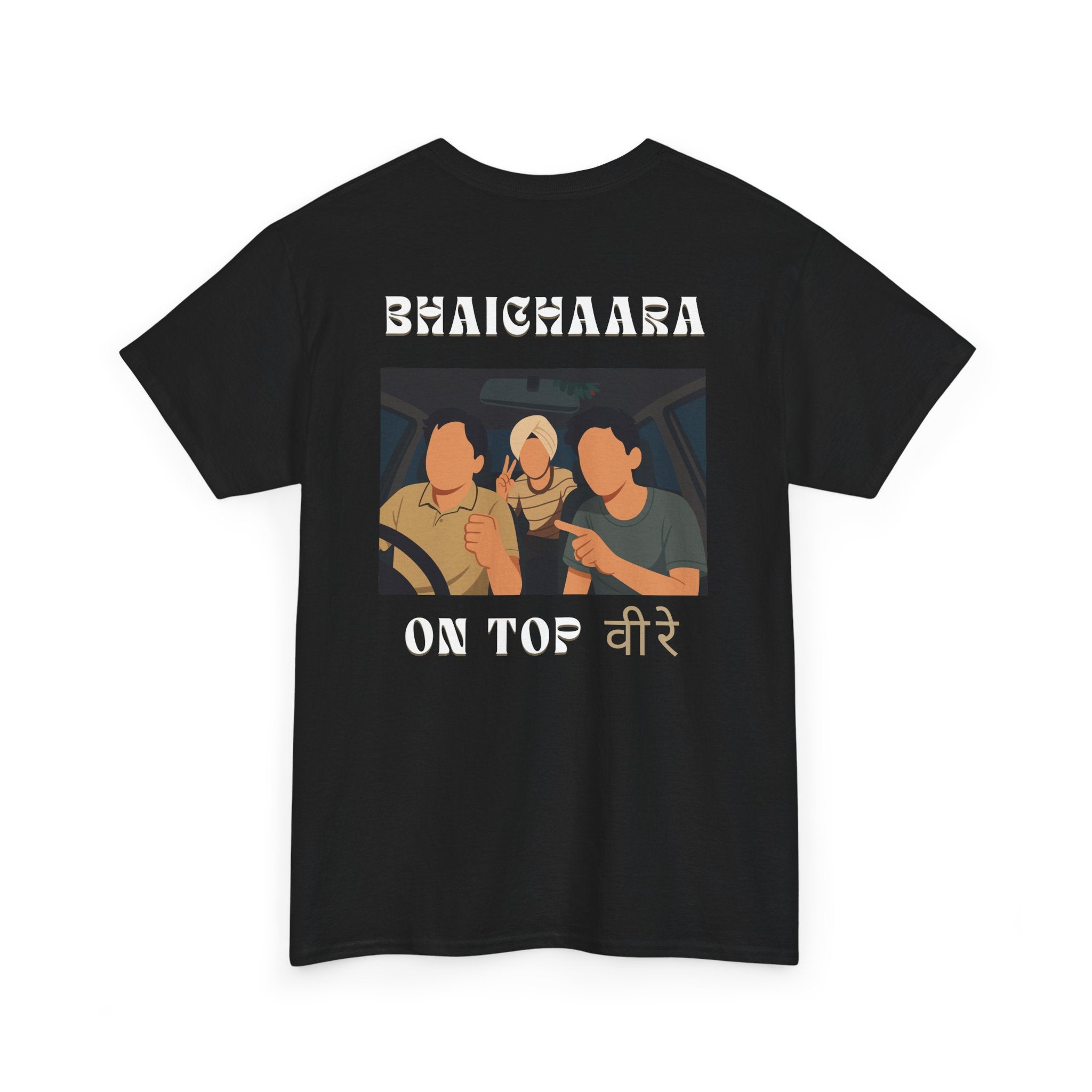 Ghich Pich Bhai Chaara On Top Graphic Tee - Unisex Cotton Shirt