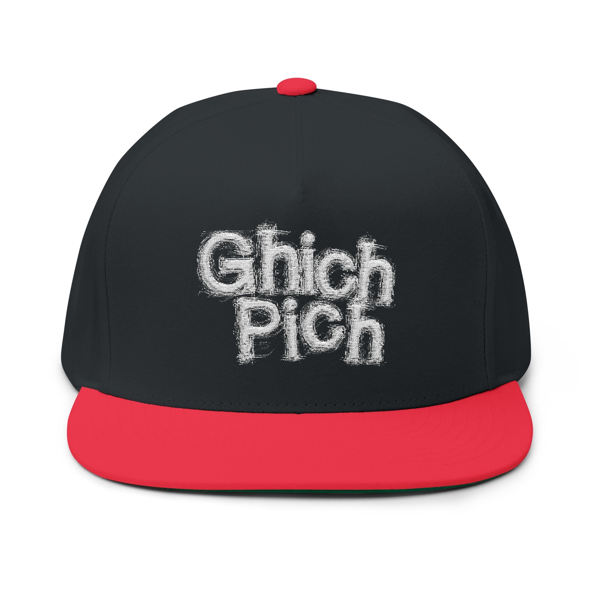 Ghich Pich Embroidered Flat Bill Cap