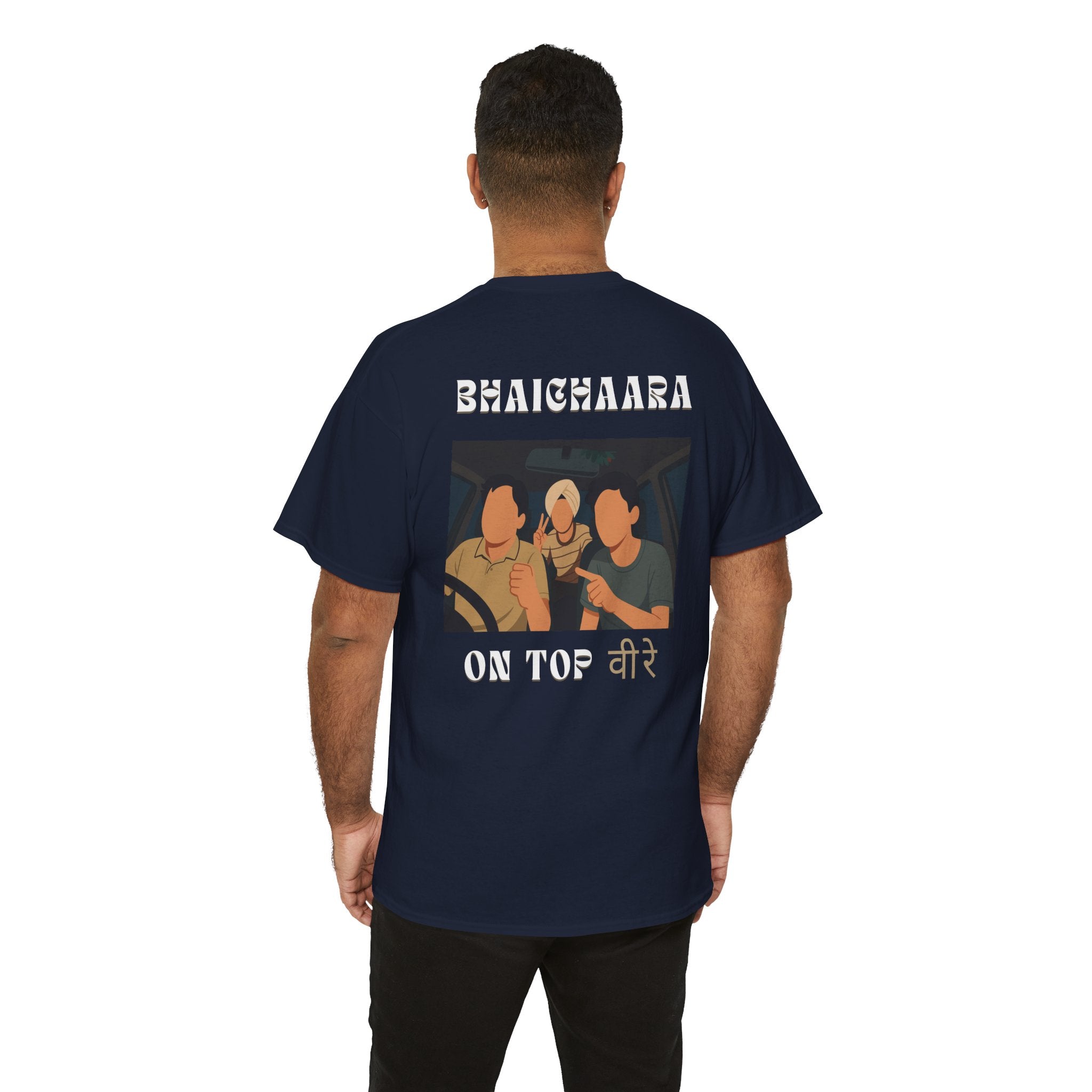 Ghich Pich Bhai Chaara On Top Graphic Tee - Unisex Cotton Shirt