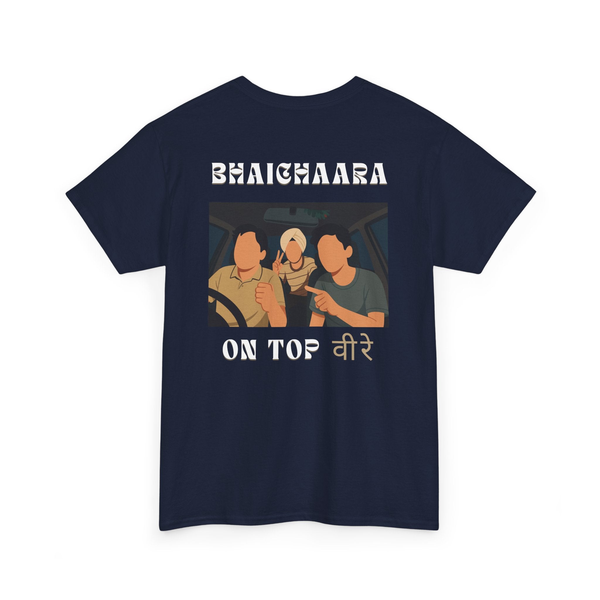 Ghich Pich Bhai Chaara On Top Graphic Tee - Unisex Cotton Shirt